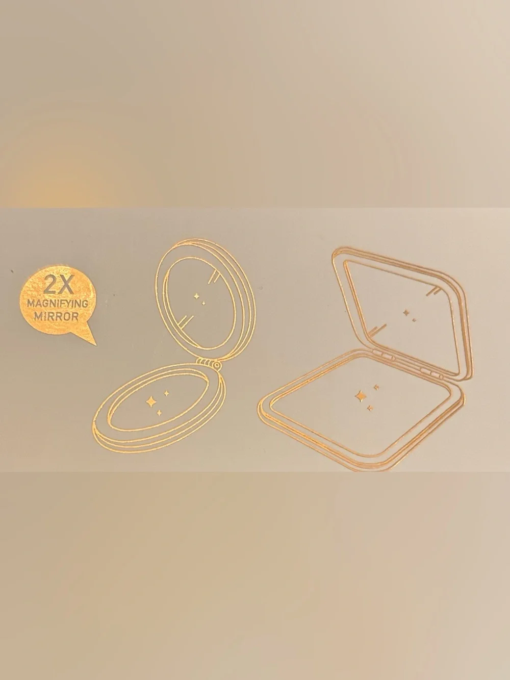 Your Choice of NWT Double Sided Mini Makeup Mirror Design is Fairies 🧚🏻‍♂️
